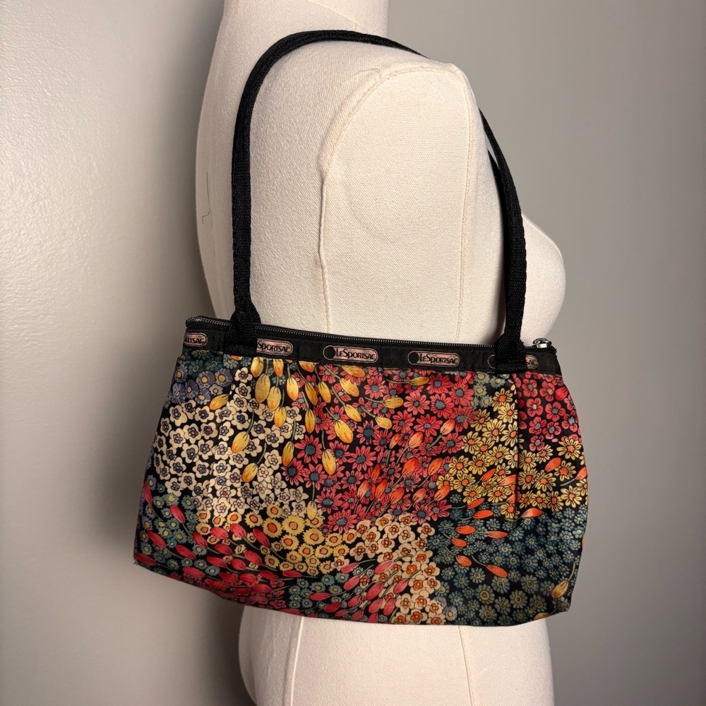 Vintage 90’s LeSportsac Liberty Floral Nylon Shoulder Bag - Picture 2 of 8